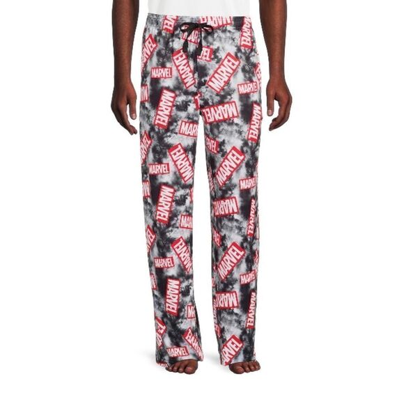 Men’s Marvel Graphic Print Lightweight Sleep Lounge Pajama Pants Size 2X - Picture 3 of 6